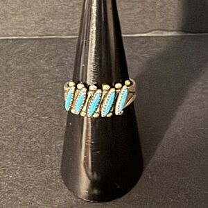 Vintage Turquoise and Sterling Silver Ring